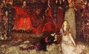 Edwin Austin Abbey The play scene in Hamlet oil painting artist